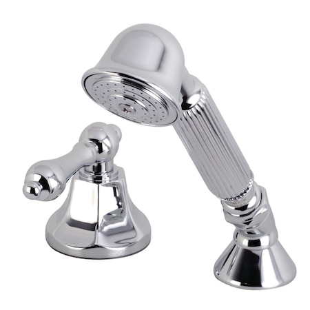 Kingston Brass Transfer Valve Set For Roman Tub Filler, Polished Chrome KSK4301ALTR